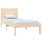 vidaXL Bed Frame without Mattress 90x200 cm Solid Wood Pine