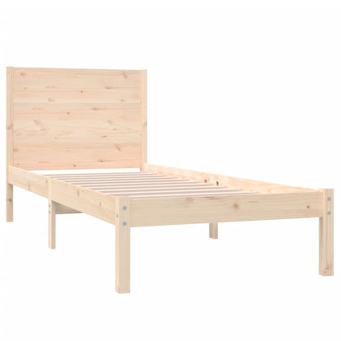 vidaXL Bed Frame without Mattress 90x200 cm Solid Wood Pine