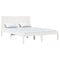 vidaXL Bed Frame without Mattress White 140x200 cm Solid Wood Pine