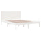 vidaXL Bed Frame without Mattress White 140x200 cm Solid Wood Pine