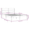vidaXL Bed Frame without Mattress White 140x200 cm Solid Wood Pine