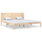 vidaXL Bed Frame without Mattress 200x200 cm Solid Wood Pine