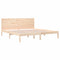 vidaXL Bed Frame without Mattress 200x200 cm Solid Wood Pine
