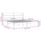 vidaXL Bed Frame without Mattress 200x200 cm Solid Wood Pine