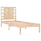 vidaXL Bed Frame without Mattress 75x190 cm Small Single Solid Wood