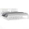 vidaXL Bed Frame without Mattress White 200x200 cm Solid Wood Pine