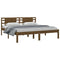 vidaXL Bed Frame without Mattress Honey Brown 200x200 cm Solid Wood Pine