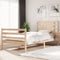 vidaXL Bed Frame without Mattress 75x190 cm Small Single Solid Wood Pine