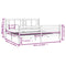 vidaXL Bed Frame without Mattress White 200x200 cm Solid Wood Pine