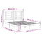 vidaXL Bed Frame without Mattress White 160x200 cm Solid Wood Pine