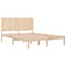 vidaXL Bed Frame without Mattress 180x200 cm Super King Solid Wood