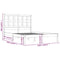 vidaXL Bed Frame without Mattress 135x190 cm Double Solid Wood Pine