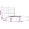 vidaXL Bed Frame without Mattress Black 140x190 cm Solid Wood Pine