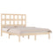 vidaXL Bed Frame without Mattress 160x200 cm Solid Wood Pine