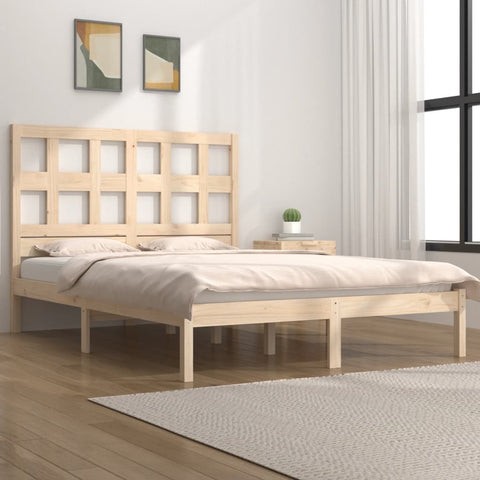 vidaXL Bed Frame without Mattress 160x200 cm Solid Wood Pine