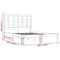 vidaXL Bed Frame without Mattress Grey 200x200 cm Solid Wood Pine