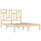 vidaXL Bed Frame without Mattress 120x200 cm Solid Wood Pine