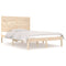 vidaXL Bed Frame without Mattress 120x190 cm Small Double Solid Wood