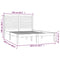 vidaXL Bed Frame without Mattress 160x200 cm Solid Wood