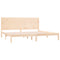 vidaXL Bed Frame without Mattress 180x200 cm Super King Solid Wood