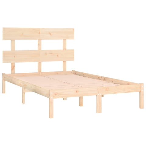 vidaXL Bed Frame without Mattress 140x190 cm Solid Wood