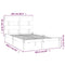 vidaXL Bed Frame without Mattress White 200x200 cm Solid Wood