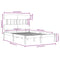 vidaXL Bed Frame without Mattress White 120x190 cm Small Double Solid Wood