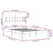vidaXL Bed Frame without Mattress White 160x200 cm Solid Wood