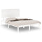 vidaXL Bed Frame without Mattress White 120x190 cm Small Double Solid Wood
