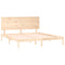 vidaXL Bed Frame without Mattress 150x200 cm King Size Solid Wood