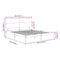 vidaXL Bed Frame without Mattress 180x200 cm Super King Solid Wood