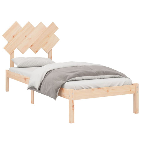 vidaXL Bed Frame without Mattress 90x200 cm Solid Wood