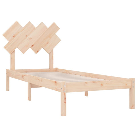 vidaXL Bed Frame without Mattress 90x200 cm Solid Wood