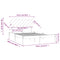 vidaXL Bed Frame without Mattress White 150x200 cm King Size King Size Solid Wood