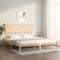 vidaXL Bed Frame without Mattress 180x200 cm Super King Solid Wood