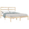 vidaXL Bed Frame without Mattress 120x190 cm Small Double Solid Wood