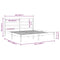 vidaXL Bed Frame without Mattress Honey Brown 200x200 cm Solid Wood Pine
