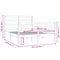 vidaXL Bed Frame without Mattress White Solid Wood Pine 120x190 cm Small Double