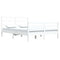 vidaXL Bed Frame without Mattress White Solid Wood Pine 160x200 cm