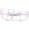 vidaXL Bed Frame without Mattress White Solid Wood Pine 160x200 cm