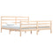 vidaXL Bed Frame without Mattress Solid Wood Pine 200x200 cm