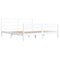 vidaXL Bed Frame without Mattress White Solid Wood Pine 200x200 cm