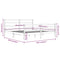 vidaXL Bed Frame without Mattress White Solid Wood Pine 200x200 cm