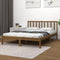 vidaXL Bed Frame without Mattress Honey Brown Solid Wood Pine 200x200 cm