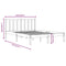 vidaXL Bed Frame without Mattress Solid Wood Pine 120x190 cm Small Double