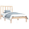 vidaXL Bed Frame without Mattress Solid Wood Pine 90x200 cm
