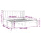 vidaXL Bed Frame without Mattress White Solid Wood Pine 200x200 cm