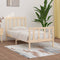 vidaXL Bed Frame without Mattress 90x190 cm Single Solid Wood