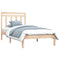 vidaXL Bed Frame without Mattress 100x200 cm Solid Wood