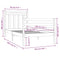 vidaXL Bed Frame without Mattress 90x190 cm Single Solid Wood
